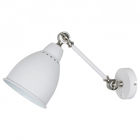 Бра Arte Lamp Braccio A2054AP-1WH AR_A2054AP-1WH - фото 11232545