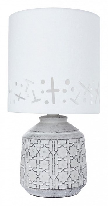 Настольная лампа декоративная Arte Lamp Bunda A4007LT-1GY - фото 3554391