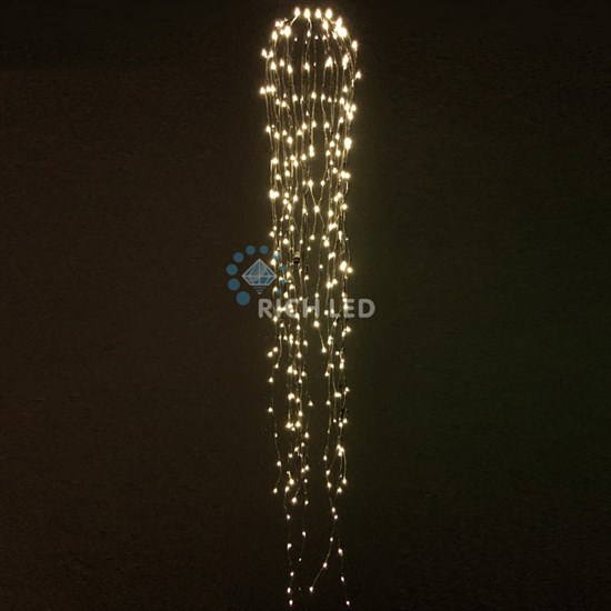 Бахрома световая Дреды [1.5 м] RL-DR1.5-B/WW - фото 3560521