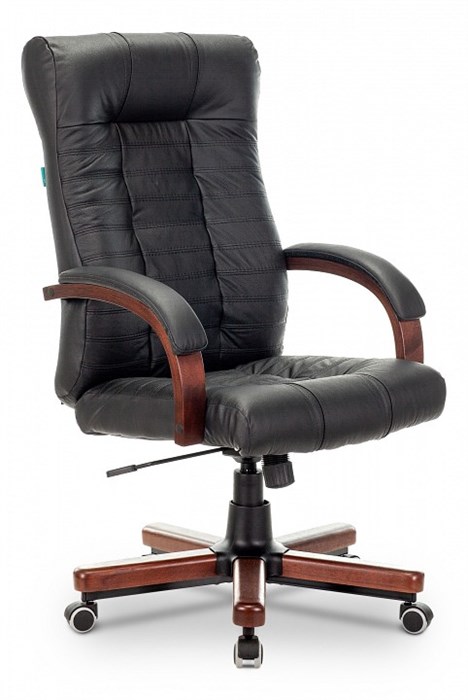 Кресло для руководителя KB-10WALNUT/B/LEATH - фото 3564352