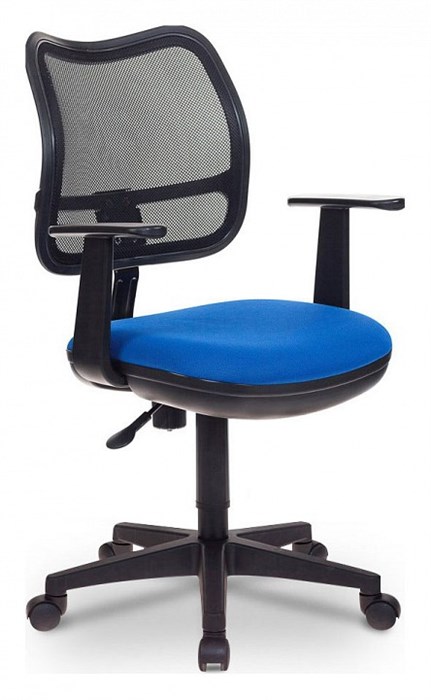 Кресло компьютерное Бюрократ CH-797AXSN синее - фото 3564362