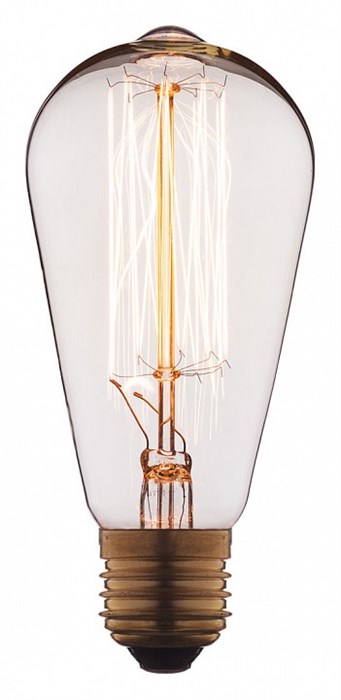Лампа накаливания Loft it Edison Bulb E27 40Вт 2400-2800K 1007-67735 - фото 3580312