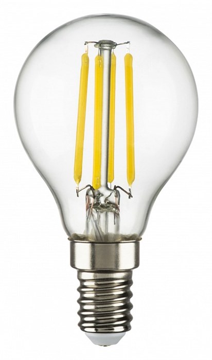 Лампа светодиодная Lightstar LED FILAMENT E14 6Вт 3000K 933802 - фото 3798015