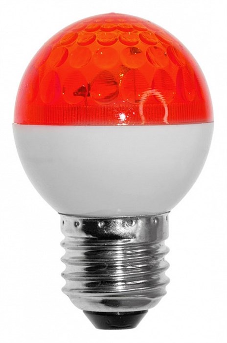Лампа ксеноновая импульсная E27 220В 12Вт красный 411-122 - фото 3820256