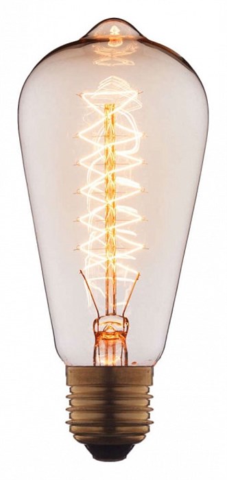 Лампа накаливания Loft it Edison Bulb E27 60Вт K 6460-CT - фото 4005686
