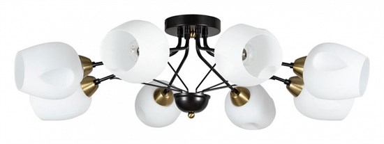 Потолочная люстра Arte Lamp Brighton A2706PL-8CK AR_A2706PL-8CK - фото 6660202