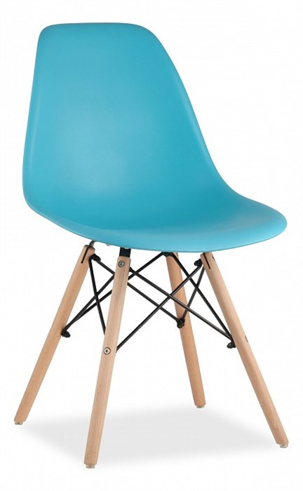 Стул Eames Wood SGR_8056PP_BLUE - фото 6836062