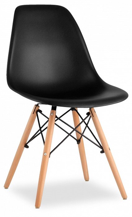 Набор из 4 стульев Eames SGR_Y801-black-X4 - фото 6837605