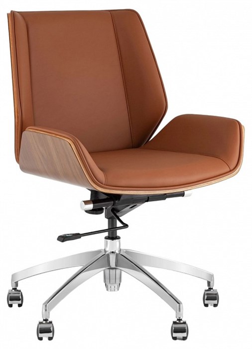 Кресло компьютерное TopChairs Crown SN SGR_A312-A-8383-14_walnut_back - фото 6839583