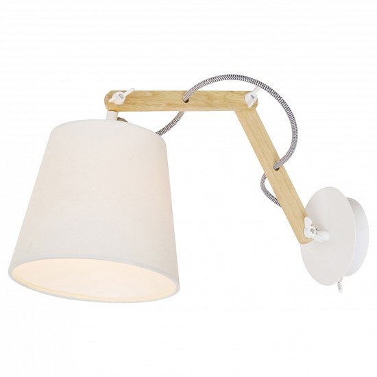 Бра Arte Lamp Pinocchio A5700AP-1WH AR_A5700AP-1WH - фото 9590461