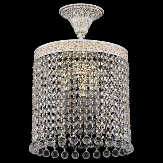 Люстра на штанге Bohemia Ivele Crystal AL1920 AL19201/25FL WMG Balls BI_AL19201_25FL_WMG_Balls - фото 9749179