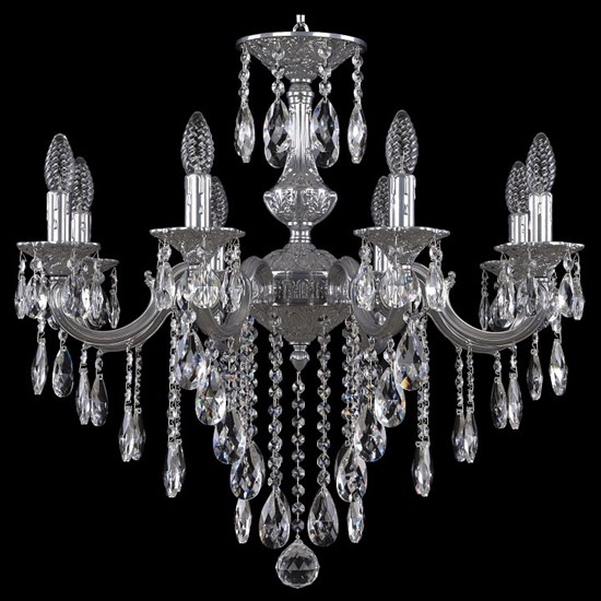 Подвесная люстра Bohemia Ivele Crystal AL7801 AL78101/8/210 B CG BI_AL78101_8_210_B_CG - фото 9749473