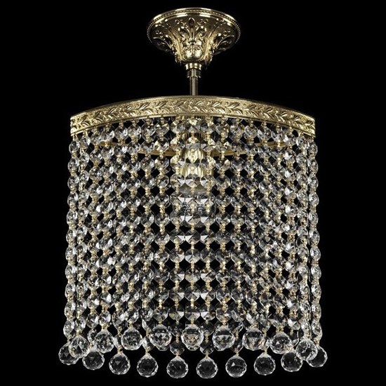 Светильник на штанге Bohemia Ivele Crystal 1920 19203/25IV G Balls BI_19203_25IV_G_Balls - фото 9858461