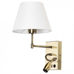 Бра с подсветкой Arte Lamp Elba A2581AP-2AB AR_A2581AP-2AB