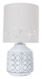 Настольная лампа декоративная Arte Lamp Bunda A4007LT-1WH AR_A4007LT-1WH