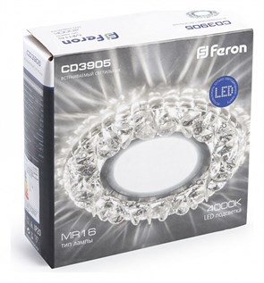 Встраиваемый светильник Feron CD3905 41827 FE_41827