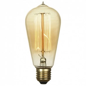 Лампа накаливания Lussole Edisson E27 60Вт 3000K GF-E-764
