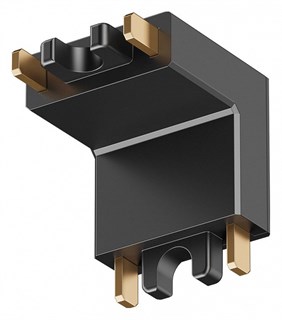 Соединитель угловой внутренний для треков накладных Denkirs AIR BASE TR5212-BK DK_TR5212-BK