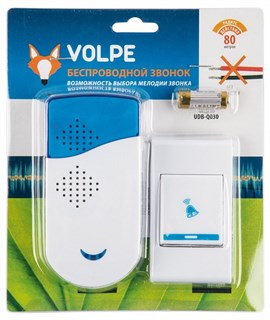 Звонок беспроводной Volpe UDB-Q030 UL-00010592 UL_UL-00010592