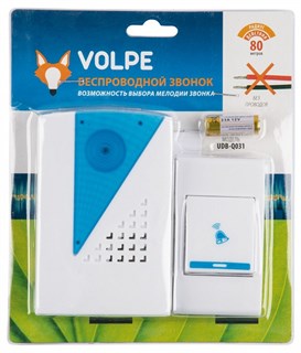 Звонок беспроводной Volpe UDB-Q031 UL-00010593 UL_UL-00010593