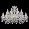 Подвесная люстра Bohemia Ivele Crystal 1411 1411/16+8/360/G BI_1411_16_8_360_G - фото 11214473