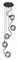 Подвесной светильник Vitaluce Шарики V4362-1/5S - фото 3663770