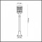Наземный высокий светильник Odeon Light Lagra 2286/1A - фото 3803241