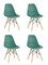 Набор из 4 стульев Eames SGR_Y801-greyish-green-X4 - фото 6837104