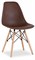 Набор из 4 стульев Eames SGR_Y801-brown-X4 - фото 6837634