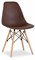 Набор из 4 стульев Eames SGR_Y801-brown-X4 - фото 6837637