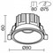 Встраиваемый светильник Maytoni Round DL058-12W-DTW-B MY_DL058-12W-DTW-B - фото 9853587