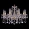 Подвесная люстра Bohemia Ivele Crystal 1413 1413/8/200/G BI_1413_8_200_G - фото 9857438