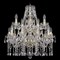 Подвесная люстра Bohemia Ivele Crystal 1413 1413/10+5/200/2d/G BI_1413_10_5_200_2d_G - фото 9857756