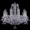 Подвесная люстра Bohemia Ivele Crystal 1402 1402/10/141/Ni/Balls BI_1402_10_141_Ni_Balls - фото 9858897